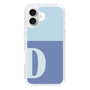 Slim Protection Case［ オリジナル - initial two tone - D blue ］