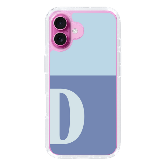 Slim Protection Case［ オリジナル - initial two tone - D blue ］