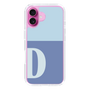 Slim Protection Case［ オリジナル - initial two tone - D blue ］