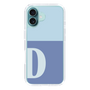 Slim Protection Case［ オリジナル - initial two tone - D blue ］