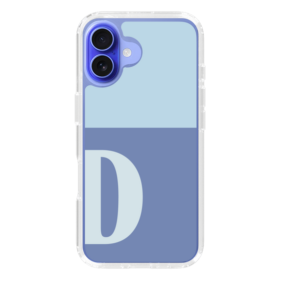 Slim Protection Case［ オリジナル - initial two tone - D blue ］