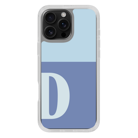 Slim Protection Case［ オリジナル - initial two tone - D blue ］