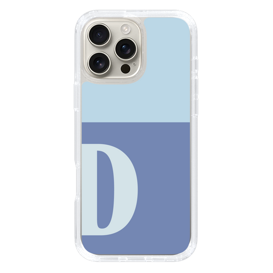 Slim Protection Case［ オリジナル - initial two tone - D blue ］