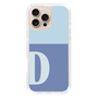 Slim Protection Case［ オリジナル - initial two tone - D blue ］