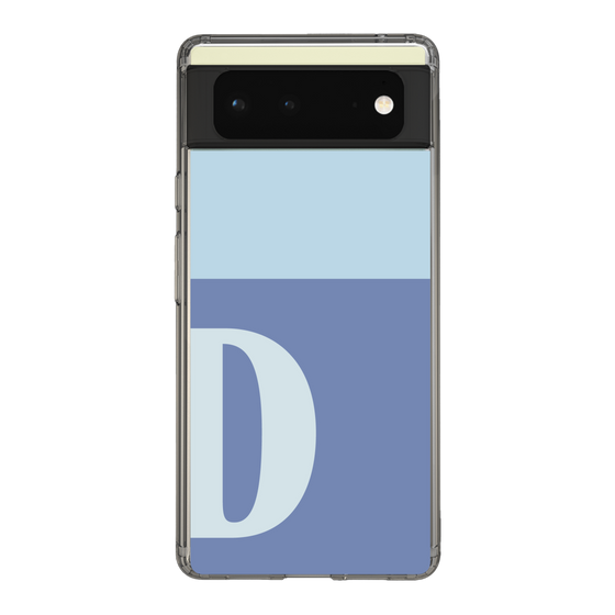 Slim Protection Case［ Original - initial two tone - D blue ］