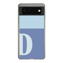 Slim Protection Case［ Original - initial two tone - D blue ］