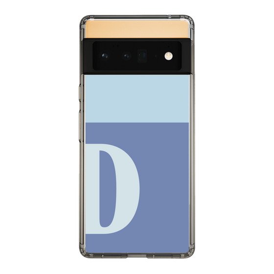 Slim Protection Case［ Original - initial two tone - D blue ］