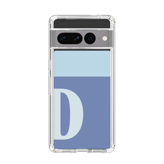 Slim Protection Case［ Original - initial two tone - D blue ］