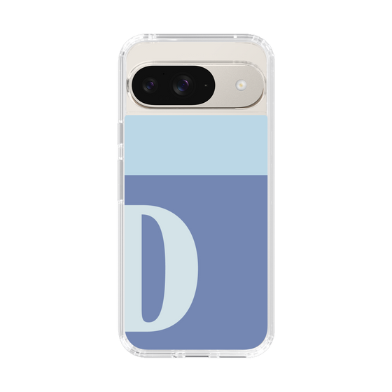 Slim Protection Case［ Original - initial two tone - D blue ］