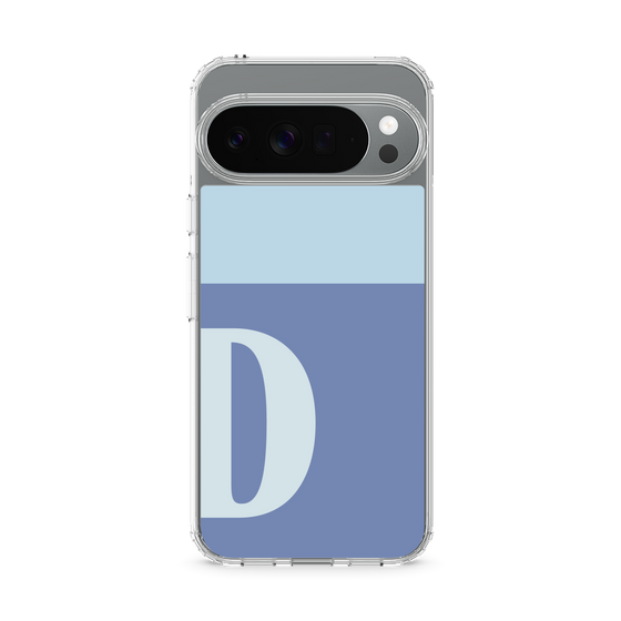 Slim Protection Case［ Original - initial two tone - D blue ］
