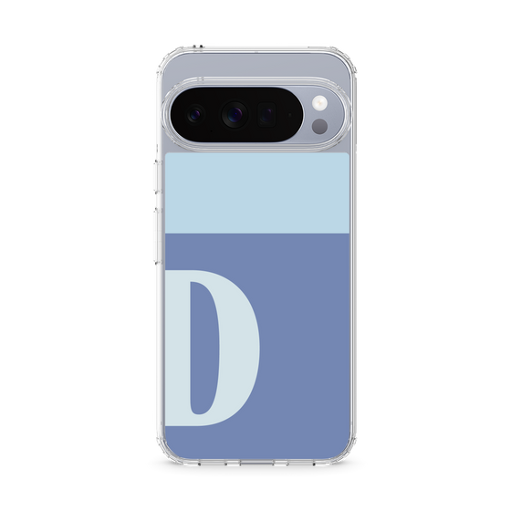 Slim Protection Case［ Original - initial two tone - D blue ］