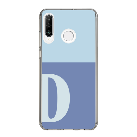 Slim Protection Case［ Original - initial two tone - D blue ］
