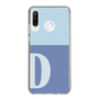 Slim Protection Case［ Original - initial two tone - D blue ］