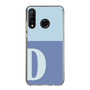 Slim Protection Case［ Original - initial two tone - D blue ］