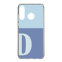 Slim Protection Case［ Original - initial two tone - D blue ］