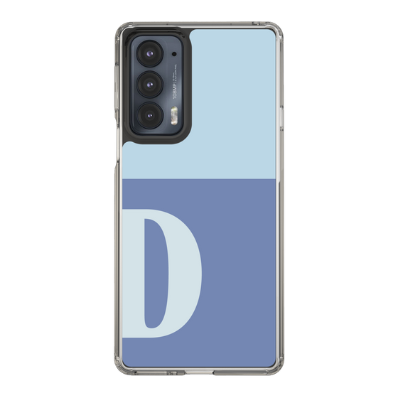 Slim Protection Case［ Original - initial two tone - D blue ］