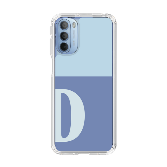 Slim Protection Case［ Original - initial two tone - D blue ］