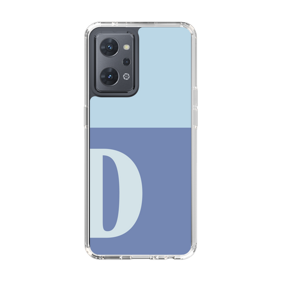 Slim Protection Case［ Original - initial two tone - D blue ］