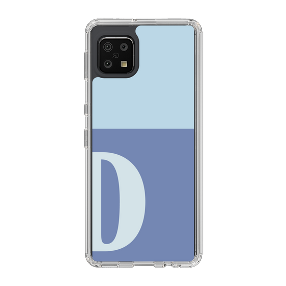 Slim Protection Case［ Original - initial two tone - D blue ］