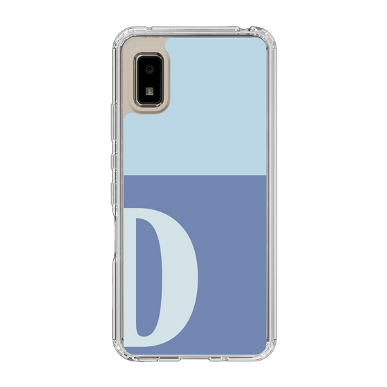 Slim Protection Case［ Original - initial two tone - D blue ］