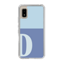 Slim Protection Case［ Original - initial two tone - D blue ］