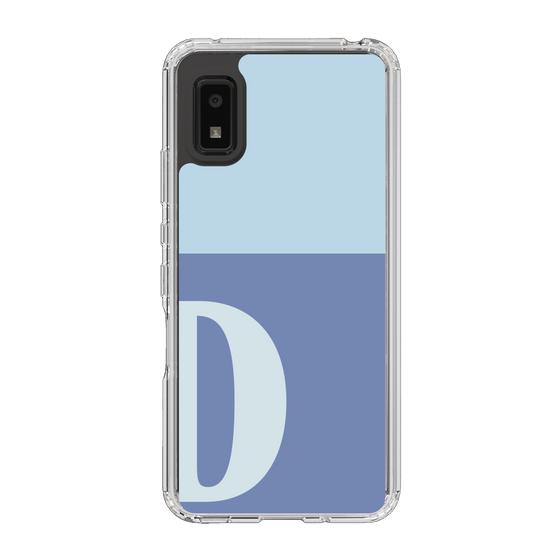 Slim Protection Case［ Original - initial two tone - D blue ］