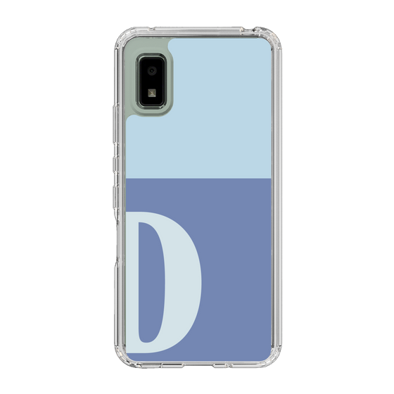 Slim Protection Case［ Original - initial two tone - D blue ］