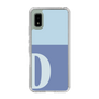 Slim Protection Case［ Original - initial two tone - D blue ］