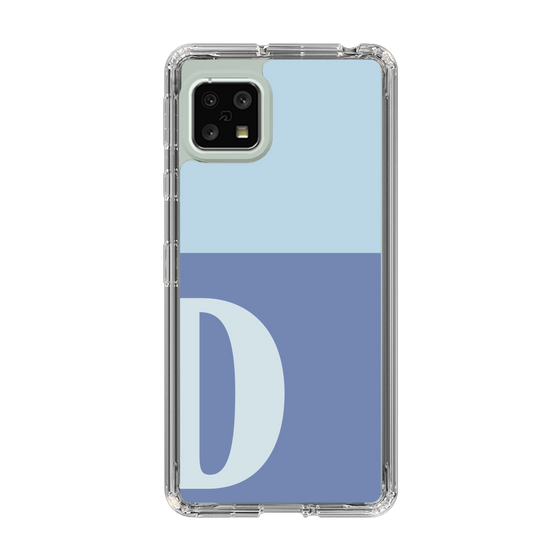 Slim Protection Case［ Original - initial two tone - D blue ］