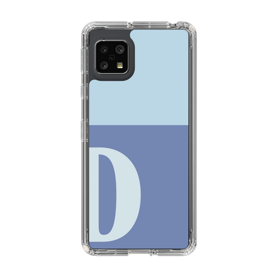 Slim Protection Case［ Original - initial two tone - D blue ］