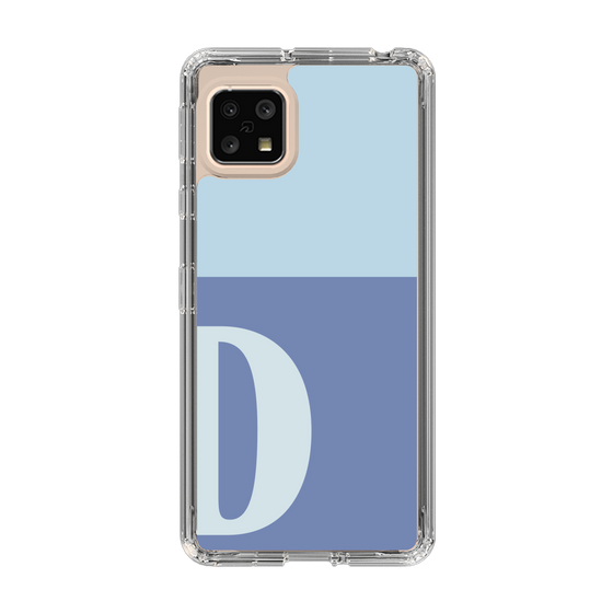 Slim Protection Case［ Original - initial two tone - D blue ］