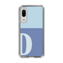 Slim Protection Case［ Original - initial two tone - D blue ］