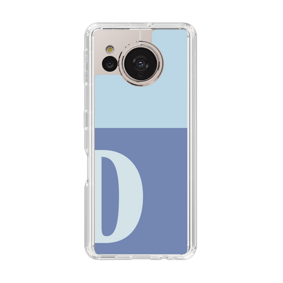 Slim Protection Case［ Original - initial two tone - D blue ］