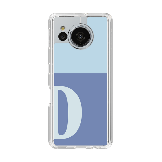 Slim Protection Case［ Original - initial two tone - D blue ］