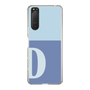 Slim Protection Case［ Original - initial two tone - D blue ］