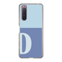 Slim Protection Case［ Original - initial two tone - D blue ］