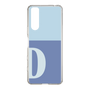 Slim Protection Case［ Original - initial two tone - D blue ］