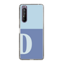 Slim Protection Case［ Original - initial two tone - D blue ］