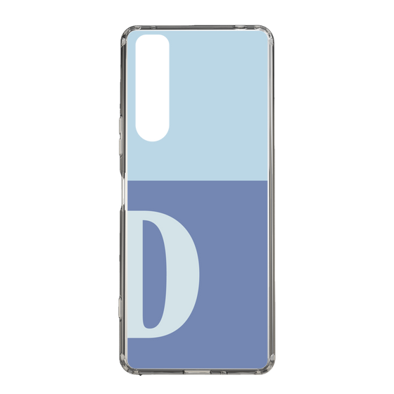 Slim Protection Case［ Original - initial two tone - D blue ］
