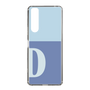 Slim Protection Case［ Original - initial two tone - D blue ］
