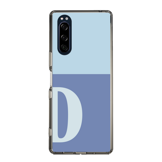 Slim Protection Case［ Original - initial two tone - D blue ］