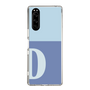 Slim Protection Case［ Original - initial two tone - D blue ］