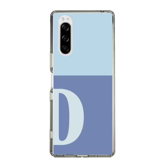 Slim Protection Case［ Original - initial two tone - D blue ］