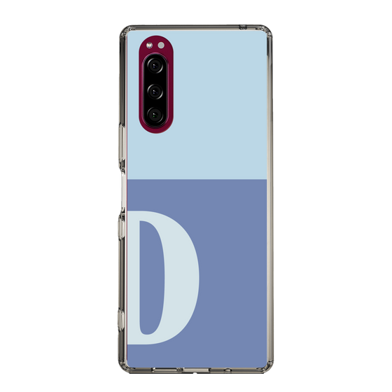 Slim Protection Case［ Original - initial two tone - D blue ］