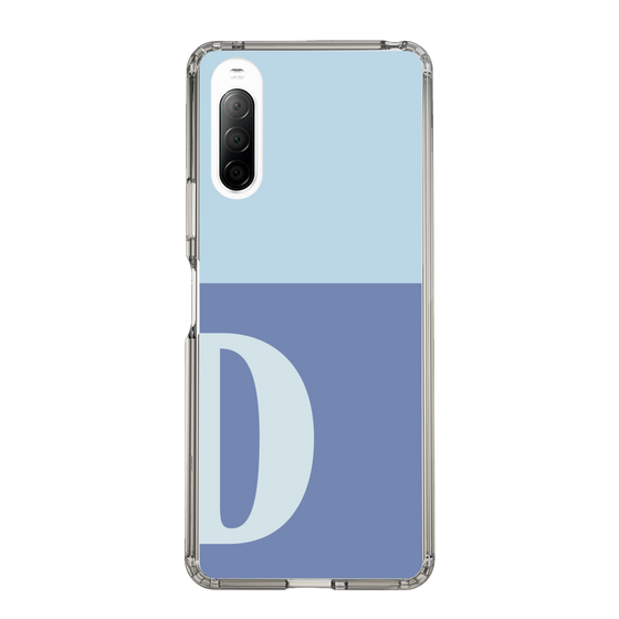 Slim Protection Case［ Original - initial two tone - D blue ］