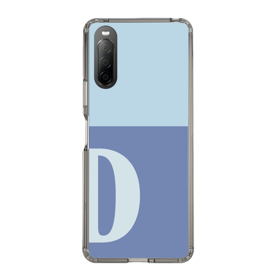 Slim Protection Case［ Original - initial two tone - D blue ］