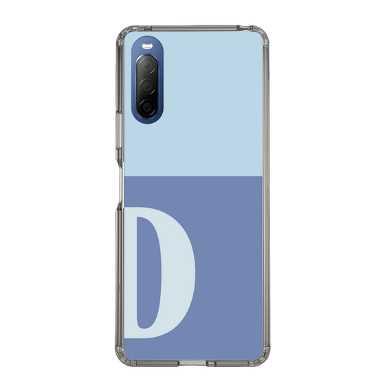 Slim Protection Case［ Original - initial two tone - D blue ］