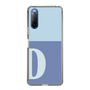 Slim Protection Case［ Original - initial two tone - D blue ］