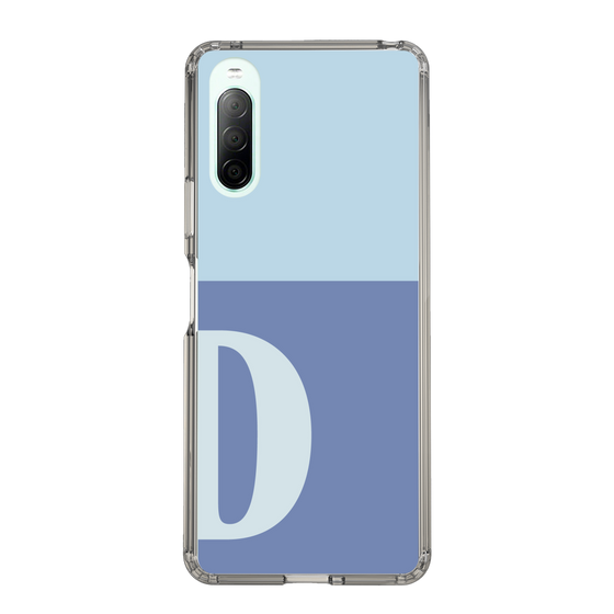 Slim Protection Case［ Original - initial two tone - D blue ］