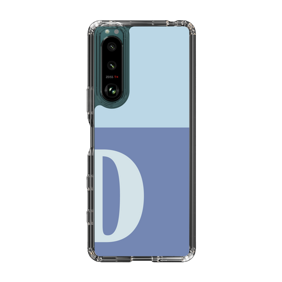 Slim Protection Case［ Original - initial two tone - D blue ］